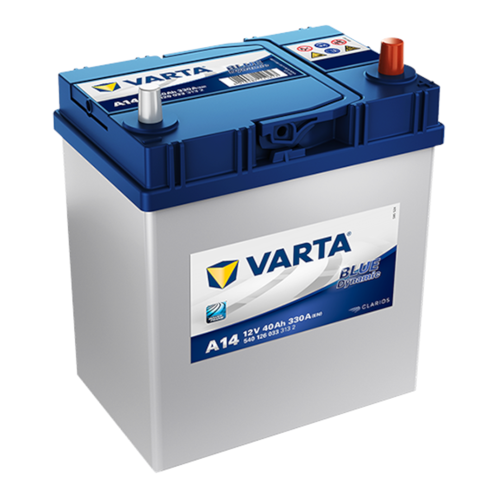 BATTERIA VARTA BLUE DYNAMIC A14 40Ah 330A